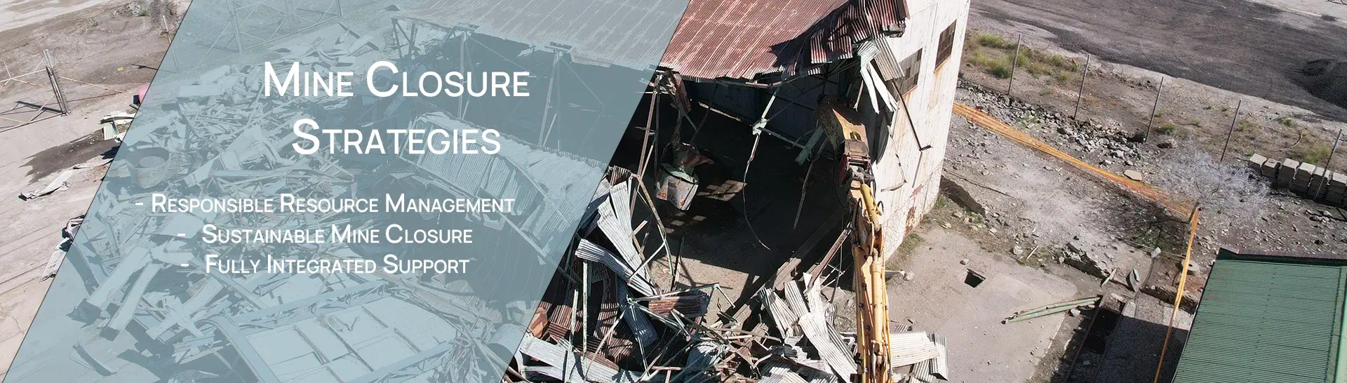 Mine Closure Strategies